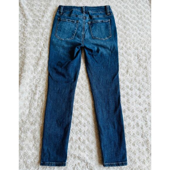 Prosperity Made in Blue Women Denim Cotton Blue Jeans Button Fly Straight Leg 27 - Picture 4 of 7